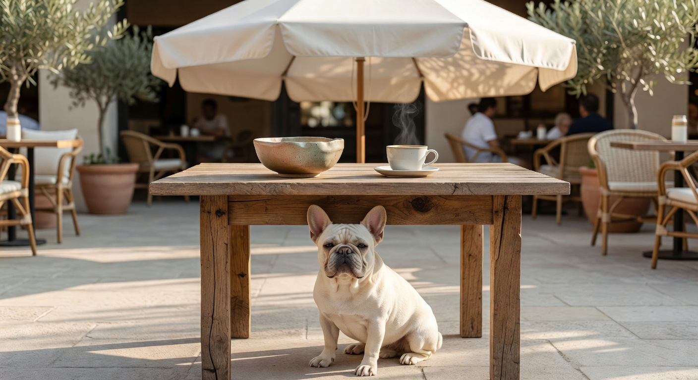 カフェテラスのひととき。